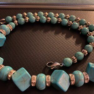 Turquoise Bead Necklace